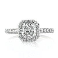 1.86ct Radiant Cut Diamond Engagement Ring