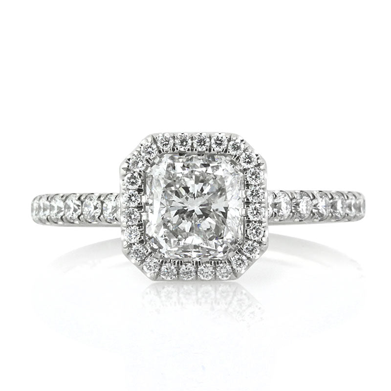 1.86ct Radiant Cut Diamond Engagement Ring