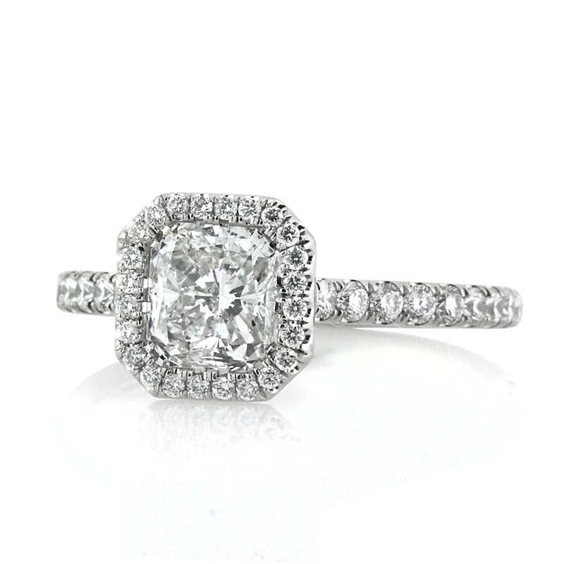 1.86ct Radiant Cut Diamond Engagement Ring