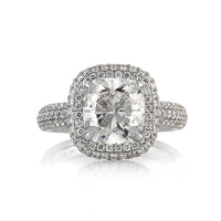 4.42ct Cushion Cut Diamond Engagement Ring