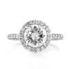 3.76ct Round Brilliant Cut Diamond Halo Engagement Ring