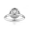 3.76ct Round Brilliant Cut Diamond Halo Engagement Ring
