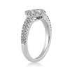 1.00ct Round Brilliant Cut Diamond Cluster Right-Hand Ring