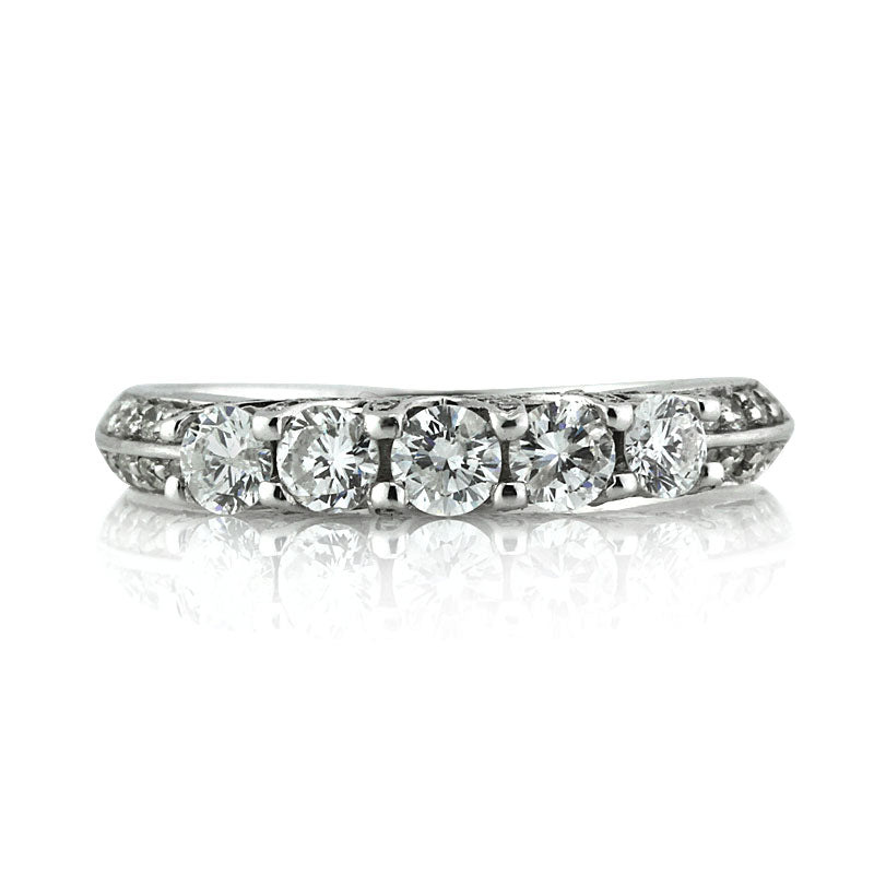 1.40ct Round Brilliant Cut Diamond Right-Hand Band