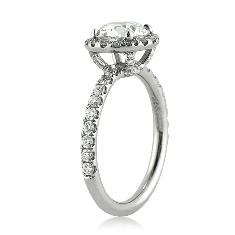 2.41ct Old European Cut Diamond Engagement Ring