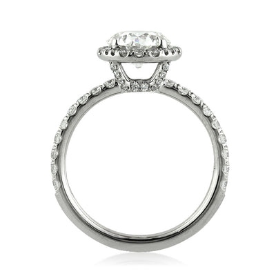 2.41ct Old European Cut Diamond Engagement Ring