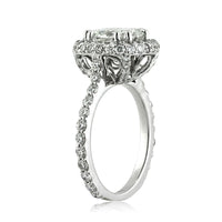 3.24ct Cushion Cut Diamond Engagement Ring