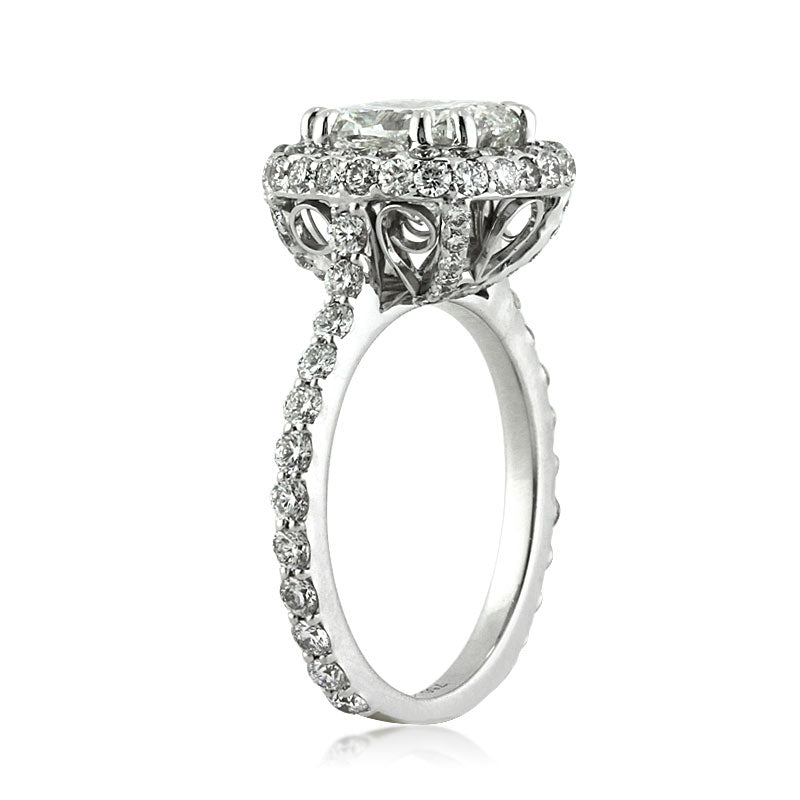 3.24ct Cushion Cut Diamond Engagement Ring