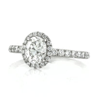 1.75ct Oval Cut Diamond Engagement Ring