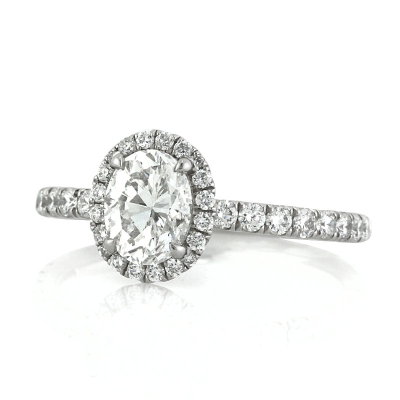 1.75ct Oval Cut Diamond Engagement Ring