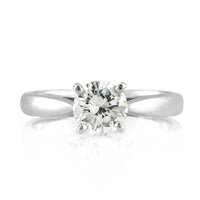 1.01ct Round Brilliant Cut Diamond Solitaire Engagement Ring