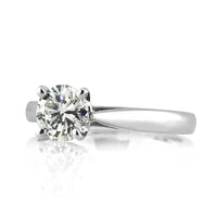 1.01ct Round Brilliant Cut Diamond Solitaire Engagement Ring
