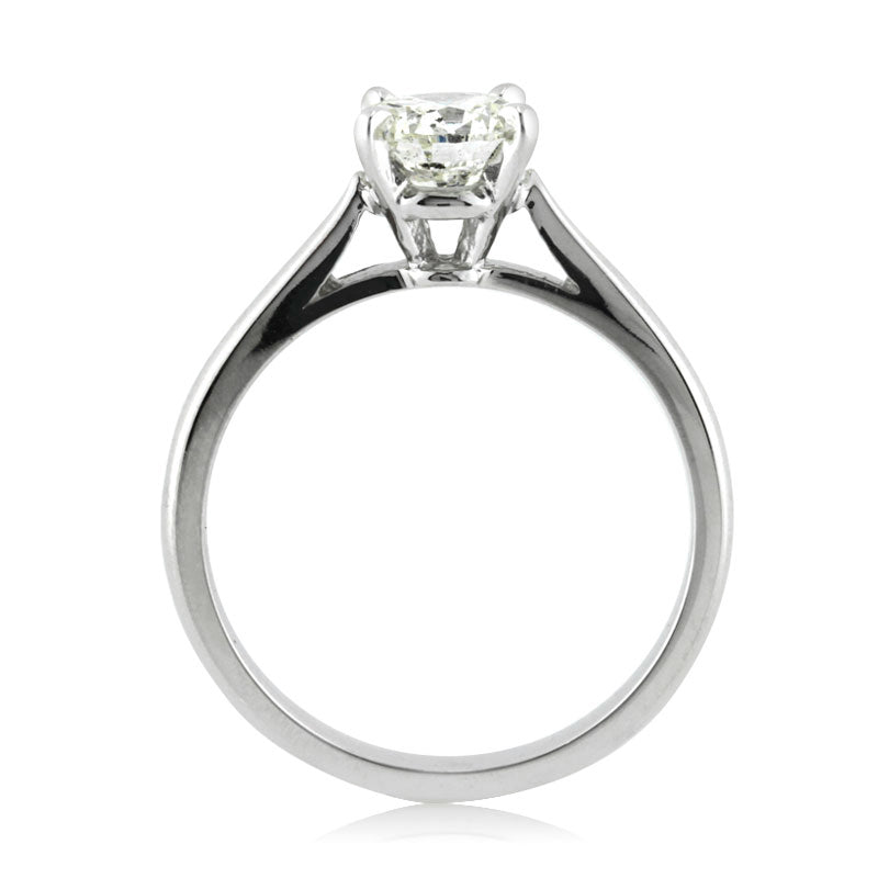 1.01ct Round Brilliant Cut Diamond Solitaire Engagement Ring
