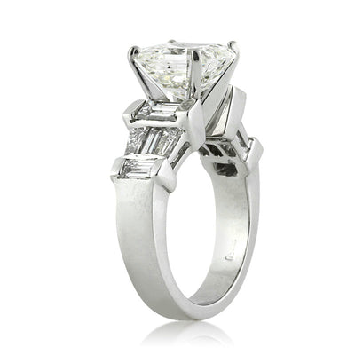 4.22ct Asscher Cut Diamond Engagement Ring