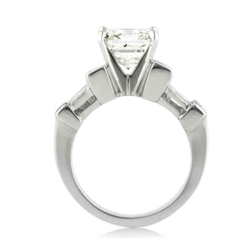 4.22ct Asscher Cut Diamond Engagement Ring