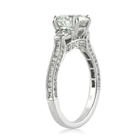 2.76ct Round Brilliant Cut Diamond Engagement Ring