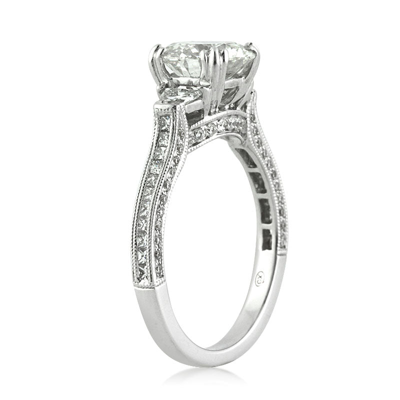2.76ct Round Brilliant Cut Diamond Engagement Ring