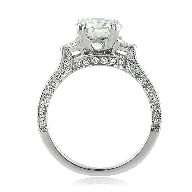 2.76ct Round Brilliant Cut Diamond Engagement Ring