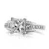 2.95ct Princess Cut Diamond Engagement Ring