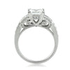 2.95ct Princess Cut Diamond Engagement Ring
