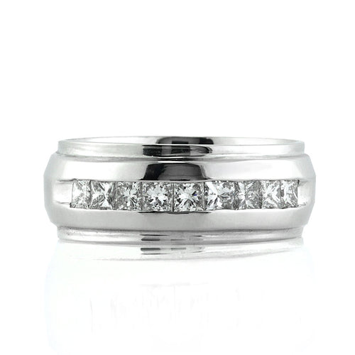 Men's 1.10ct Princess Cut Diamond Ring