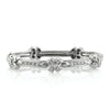 1.10ct Round Brilliant Cut Diamond Cross Bangle Bracelet