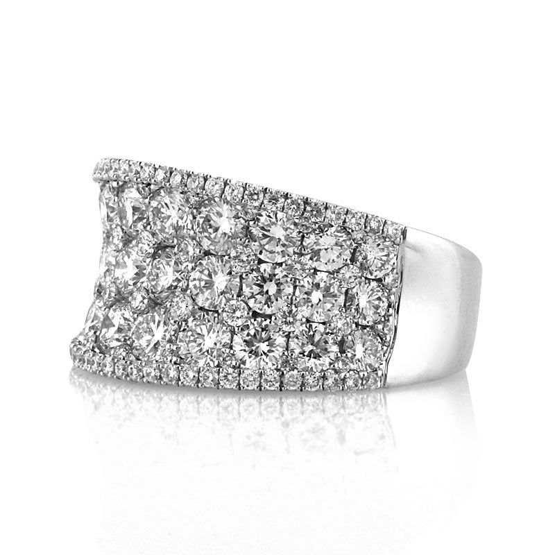 3.50ct Round Brilliant Cut Diamond Right-Hand Ring