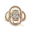 1.00ct Round Brilliant Cut Diamond Enamel Right-Hand Ring