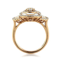 1.00ct Round Brilliant Cut Diamond Enamel Right-Hand Ring