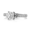 3.15ct Radiant Cut Diamond Engagement Wedding Set
