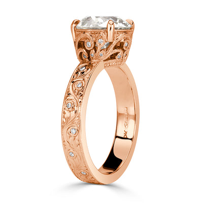 2.94ct Old European Cut Diamond Engagement Ring