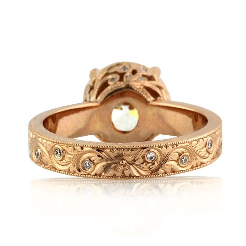 2.94ct Old European Cut Diamond Engagement Ring