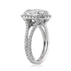 4.96ct Oval Cut Diamond Engagement Ring
