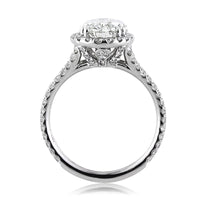 4.96ct Oval Cut Diamond Engagement Ring