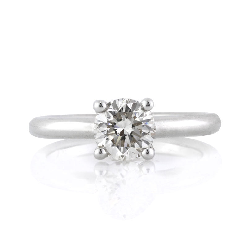1.21ct Round Brilliant Cut Diamond Solitaire Engagement Ring
