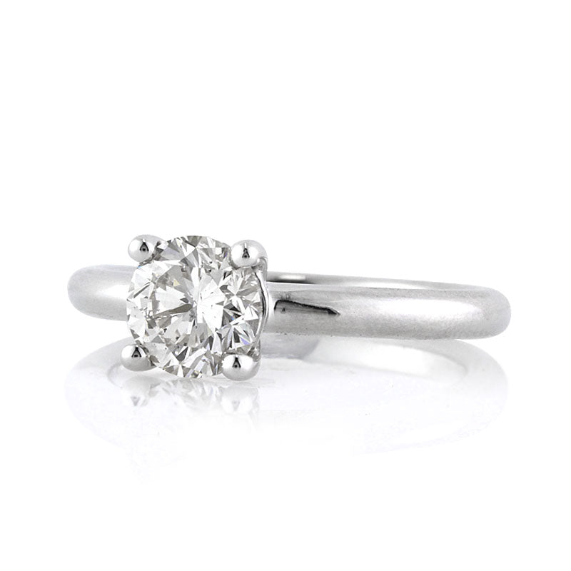 1.21ct Round Brilliant Cut Diamond Solitaire Engagement Ring