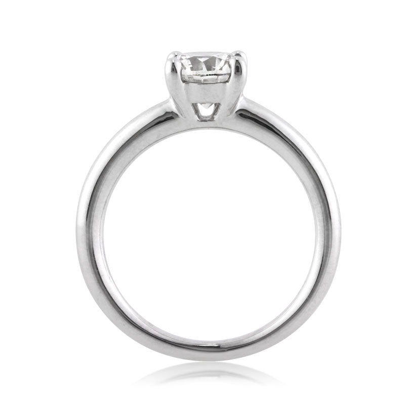 1.21ct Round Brilliant Cut Diamond Solitaire Engagement Ring