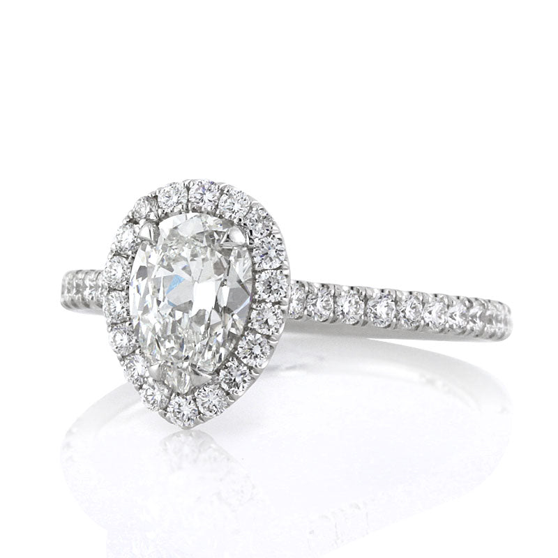 1.53ct Pear Shaped Diamond Engagement Ring