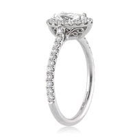 1.53ct Pear Shaped Diamond Engagement Ring