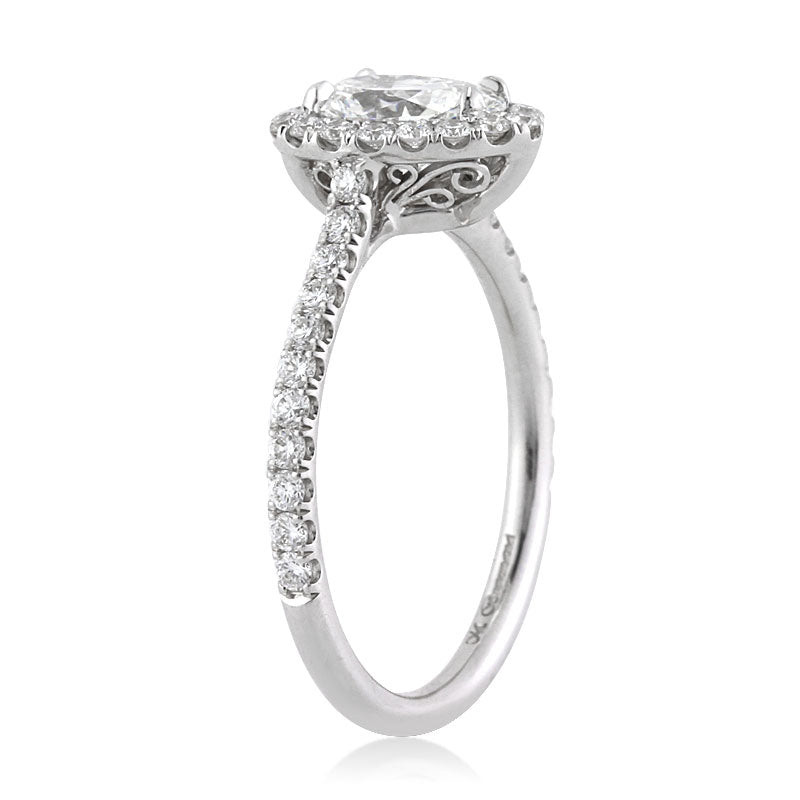 1.53ct Pear Shaped Diamond Engagement Ring