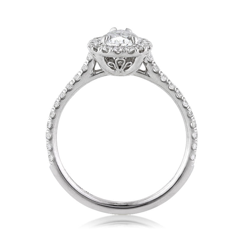 1.53ct Pear Shaped Diamond Engagement Ring