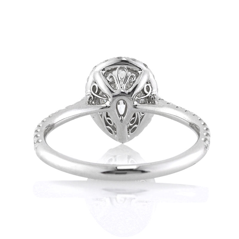 1.53ct Pear Shaped Diamond Engagement Ring