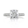 3.63ct Cushion Cut Diamond Engagement Ring