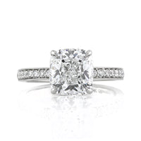 3.63ct Cushion Cut Diamond Engagement Ring
