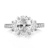 3.31ct Oval Cut Diamond Engagement Ring