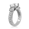 5.01ct Round Brilliant Cut Diamond Engagement Ring