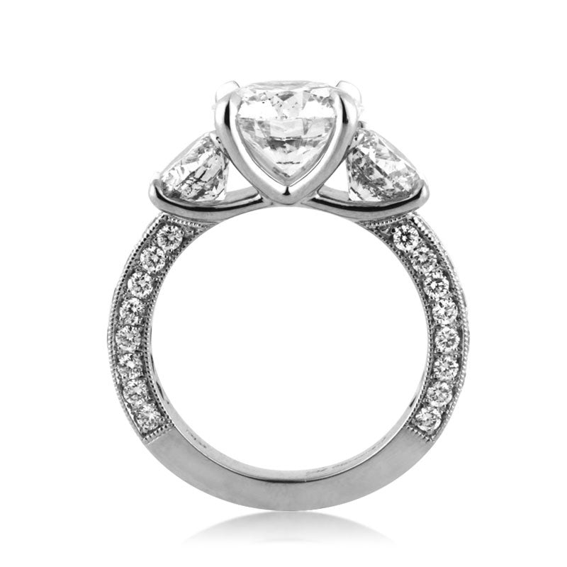 5.01ct Round Brilliant Cut Diamond Engagement Ring
