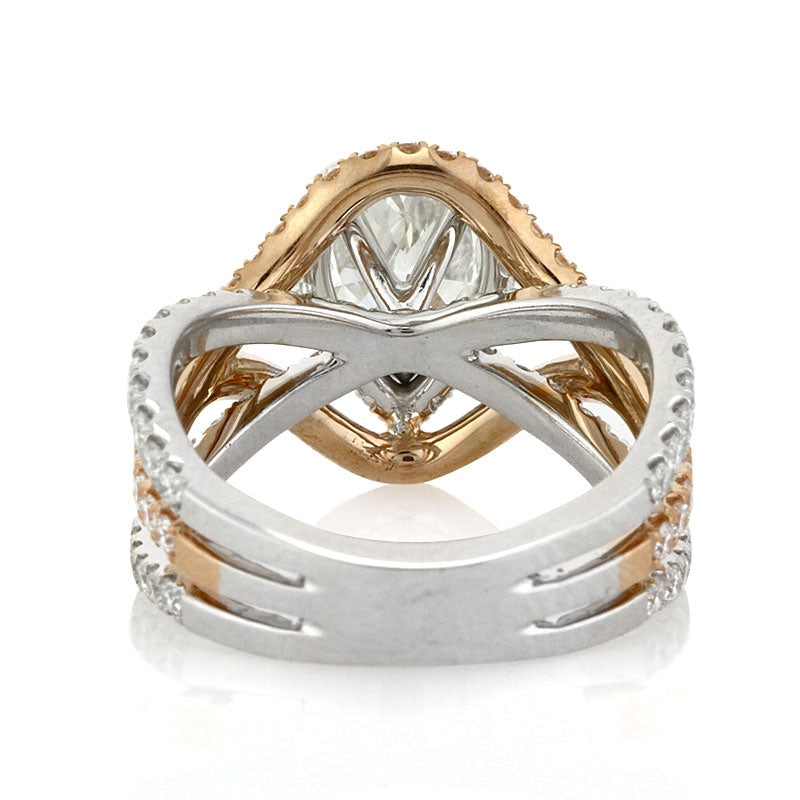 2.25ct Pear Shaped Diamond Engagement Ring