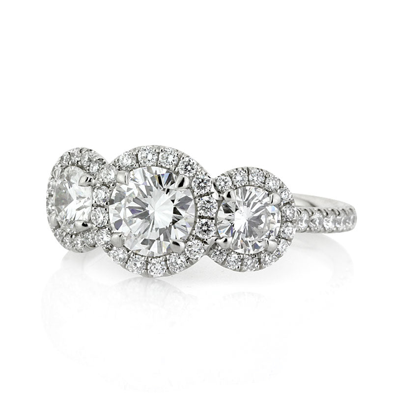 2.07ct Round Brilliant Cut Diamond Engagement Ring