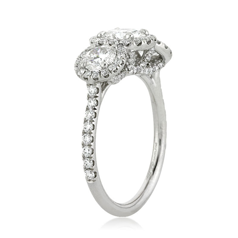 2.07ct Round Brilliant Cut Diamond Engagement Ring